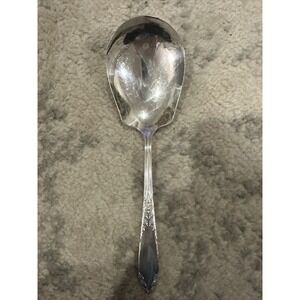 Vintage NATIONAL SILVER PLATE - Flatware-‎ KING EDWARD - Casserole Spoon
